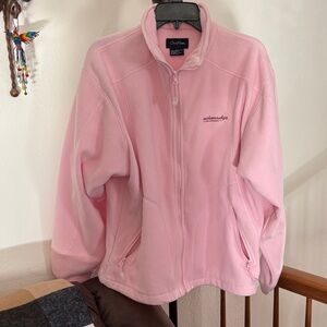 Women's Soft Pink Fleece Jacket